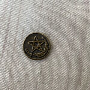 Gold Star Coin Button